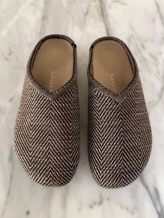 Rothy's Shoes - Rothy's The Casual Clog Spice Herringbone Size 10 Rare Brown Hemp